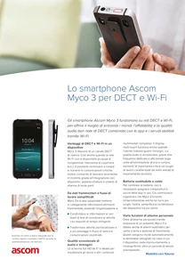 Scheda del prodotto Myco 3 DECT