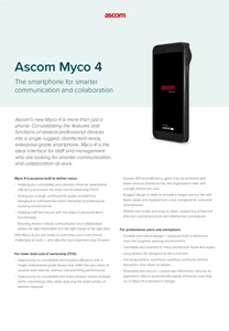 Myco 4 - Produktblad