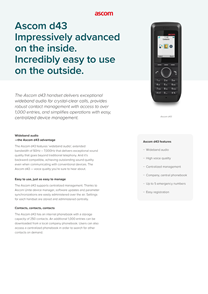 d43 product sheet