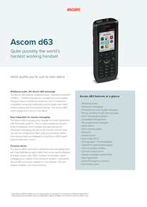 d63 product sheet