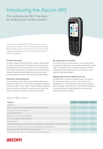 d83 product sheet