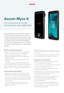 Myco 4 Product Sheet