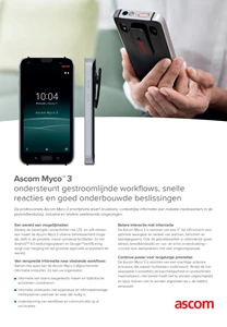 Ascom Myco 3 product sheet