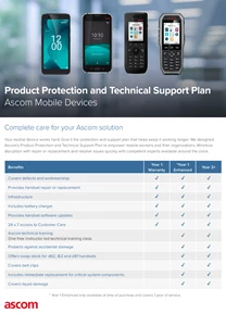 Mobile Devices
Product Protection
and Technical Support Plan